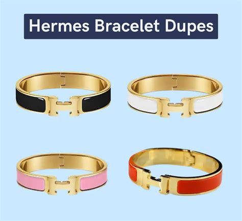 hermes bangle dupe|Hermes enamel bracelet dupe.